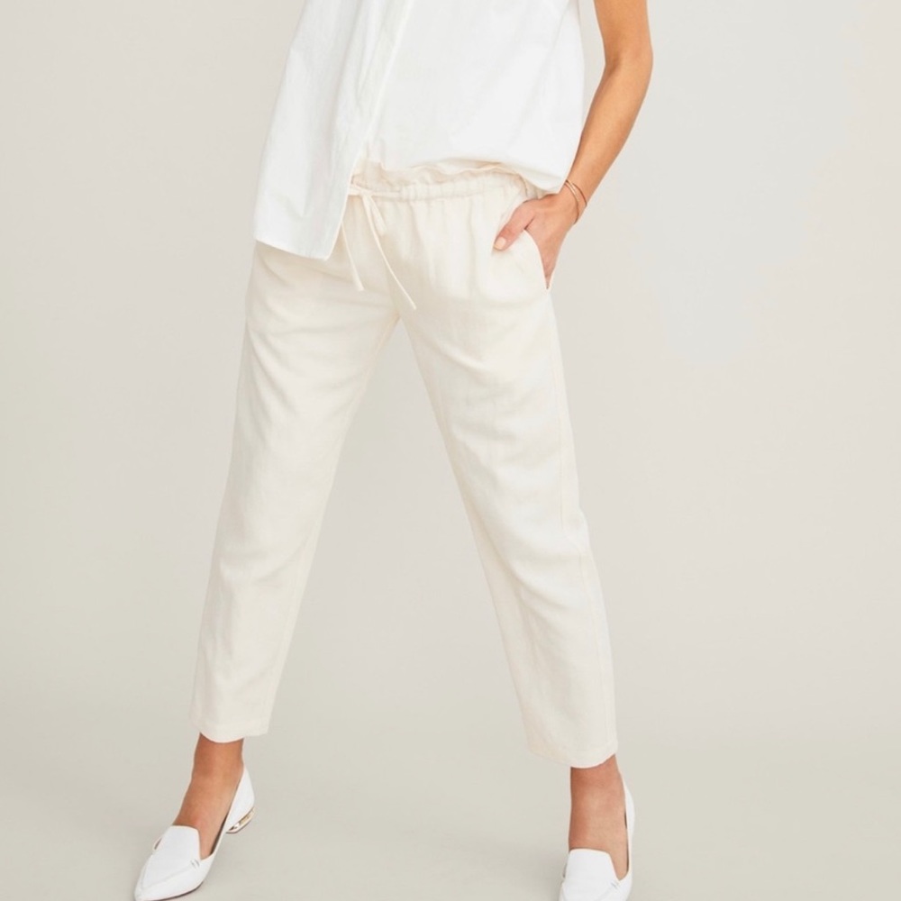 Hatch Collection Linen Paperbag Drawstring Pants - image 1